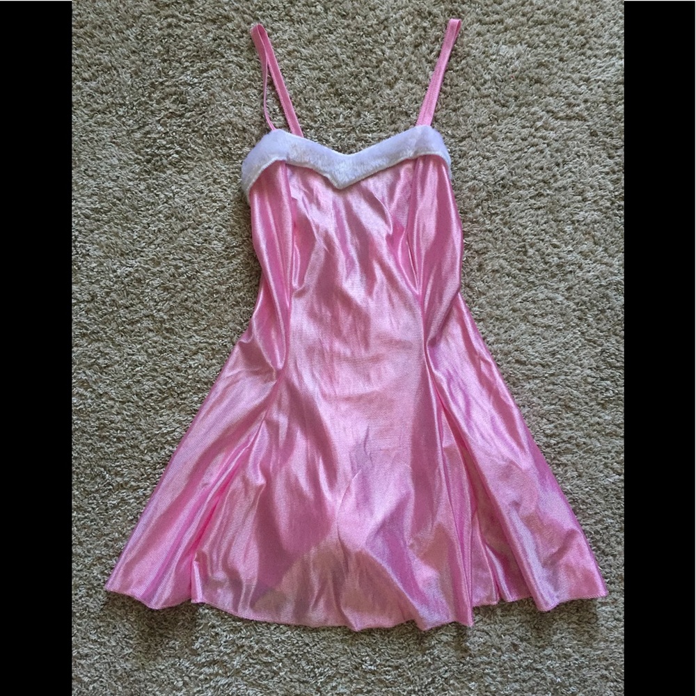 Pink playboy bunny costume size small